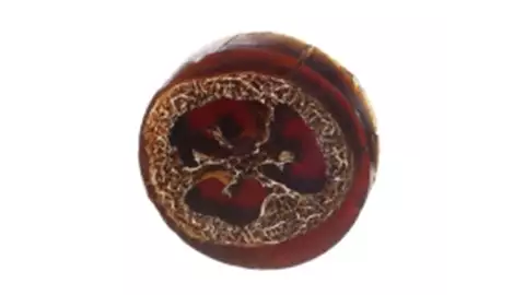 Osmia handgjord tjärtvål rund