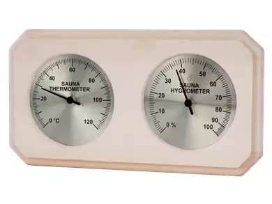 Bastutermometer hygrometer asp