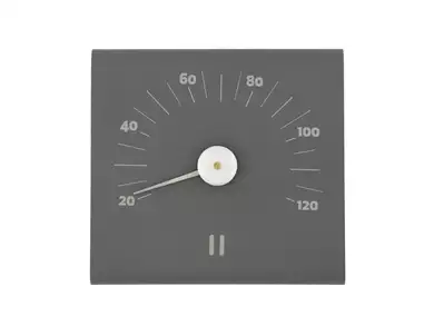 Bastutermometer grå