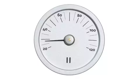 Bastutermometer Aluminium